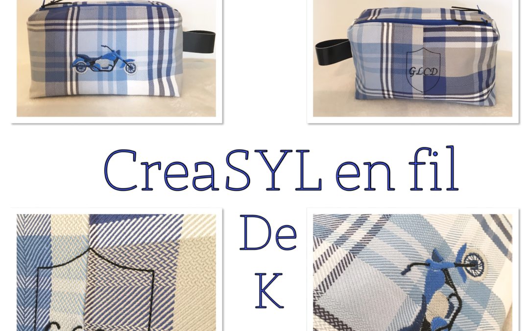 Trousse tartan 2 Zip