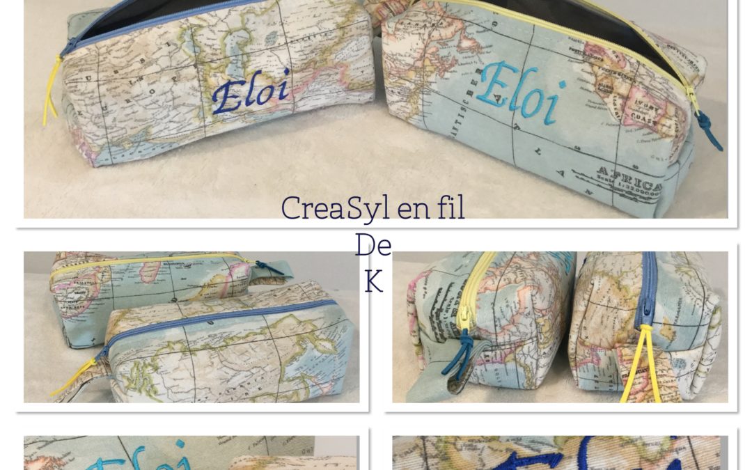 Trousse scolaire map Eloi 1 Zip