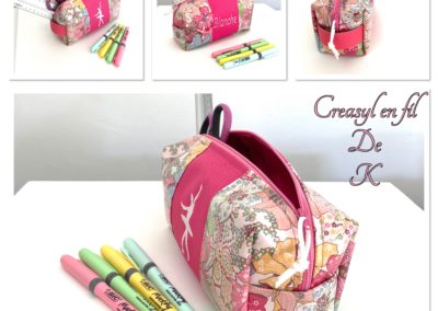 Trousse scolaire Blanche Liberty of London 1 Zip