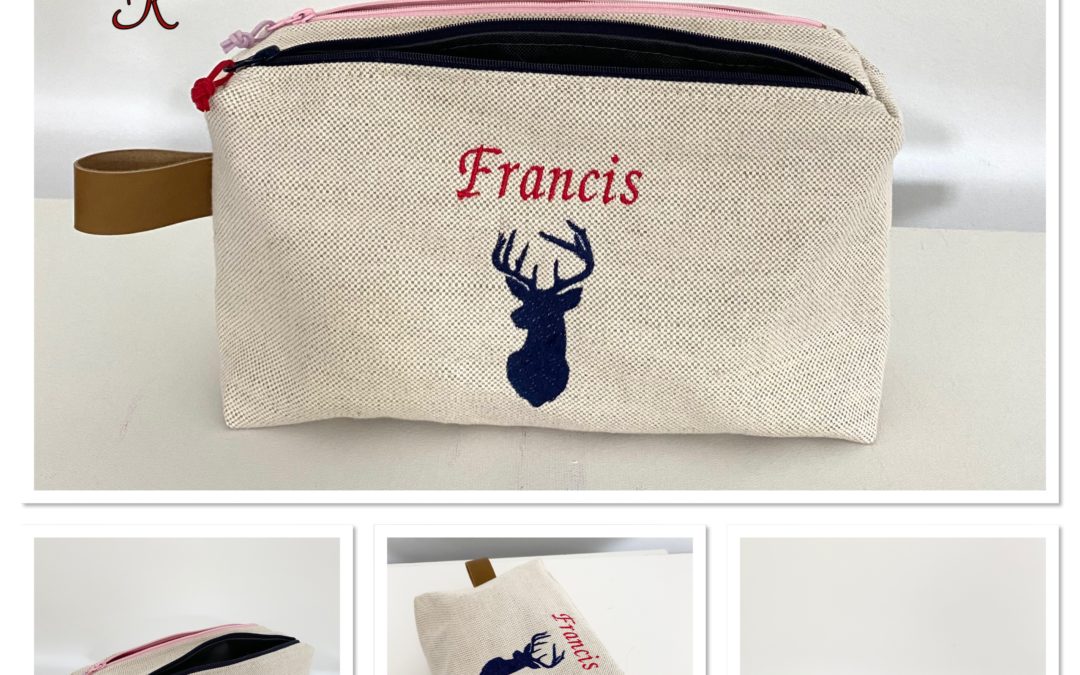 Trousse Duo Francis 2 Zip