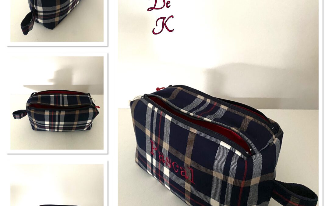 Trousse tartan Pascal 2 Zip